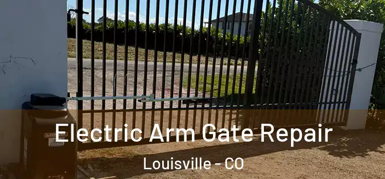  Electric Arm Gate Repair Louisville - CO